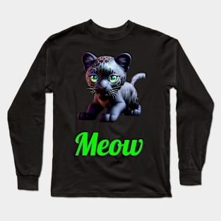 Meow Long Sleeve T-Shirt